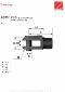 Stabilus fitting, gaffelstykke med bolt