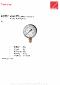 Manometer 110.35-KDE 0 til 10,0 bar G 1/8